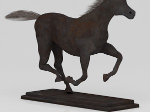 horse statue 3D 모델
