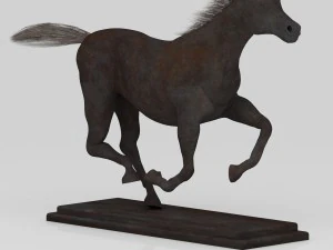 馬の像 3Dモデル