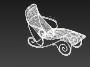 arm chair 3D 模型