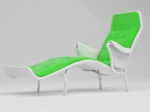 arm chair Model 3D