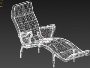 arm chair Model 3D
