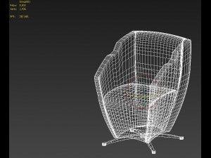 arm chair 3D 模型