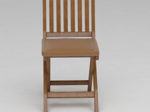 chair wooden 3D Модель