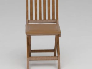 chair wooden 3D Model