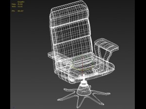 boss chair 3Dモデル
