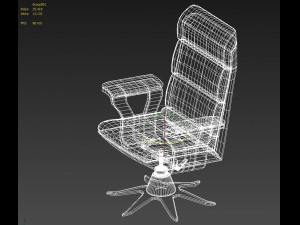 boss chair 3Dモデル