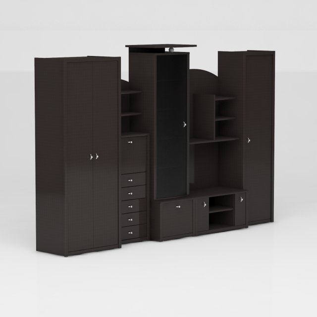 entertainment center 3D मॉडल .c4d .max .obj .3ds .fbx .stl .blend 