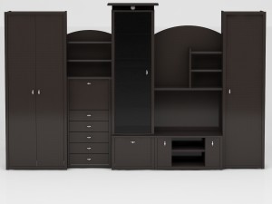 entertainment center 3D मॉडल