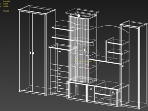 entertainment center 3D मॉडल
