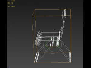 glass chair 3D Model