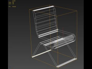 glass chair 3D Model