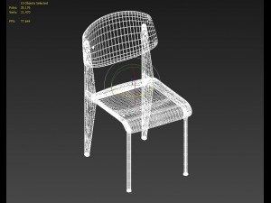 chair 3D मॉडल