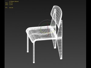 chair 3D मॉडल
