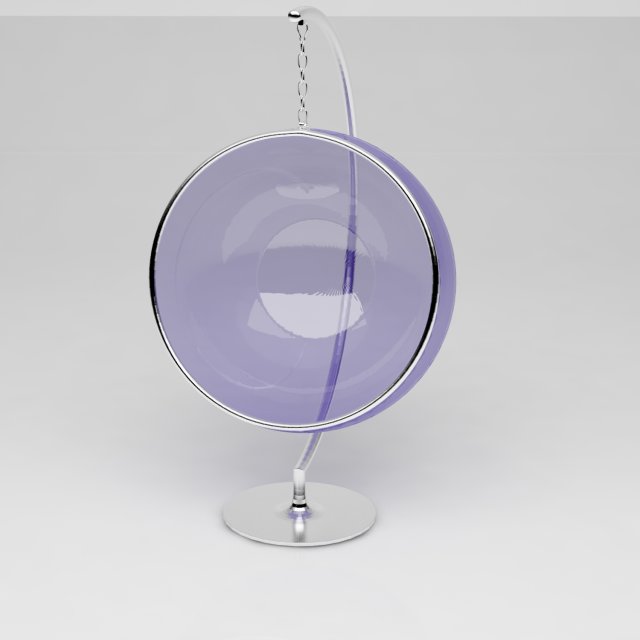 bubble chair Model 3D .c4d .max .obj .3ds .fbx .stl .blend