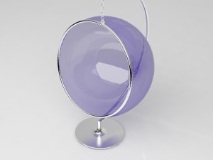 bubble chair Model 3D