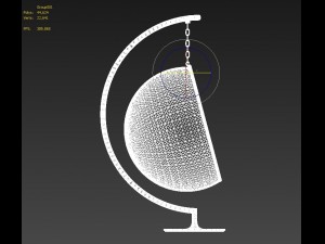 bubble chair Model 3D