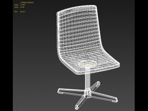 chair 3D मॉडल