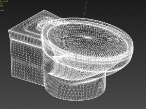 toilet Model 3D