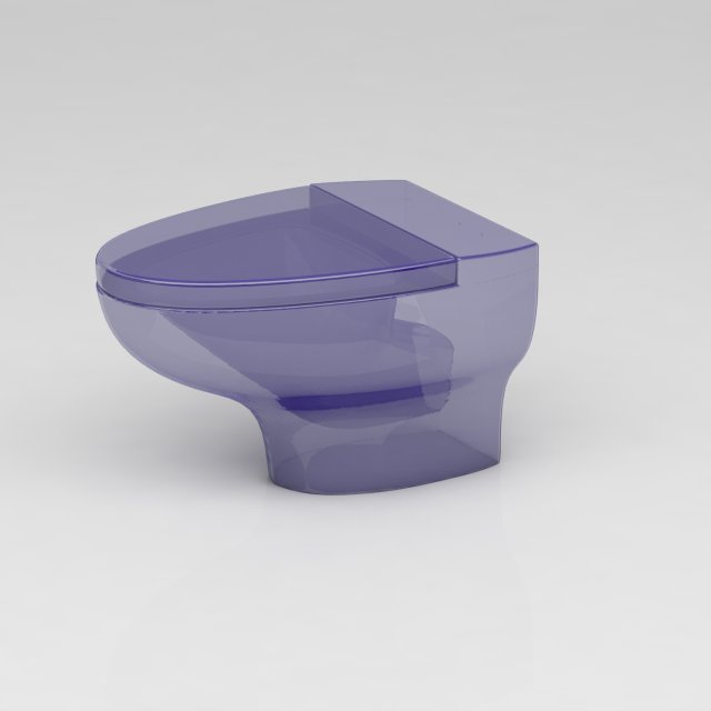 toilet 3D 模型 .c4d .max .obj .3ds .fbx .stl .blend