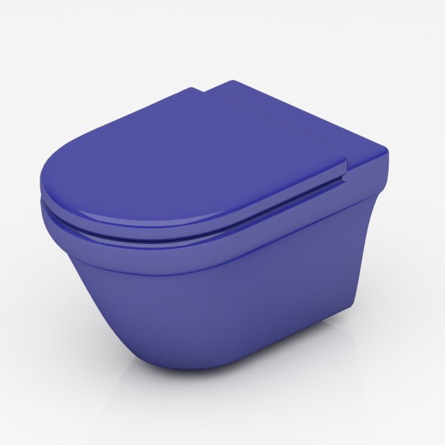 toilet 3D Model .c4d .max .obj .3ds .fbx .stl .blend 