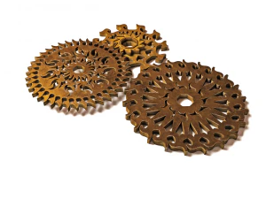 steampunk dişli paketi 3D Model