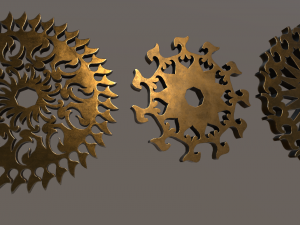 steampunk gear pack 3D Модель