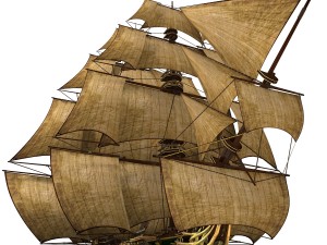 pirate ship 3Dモデル