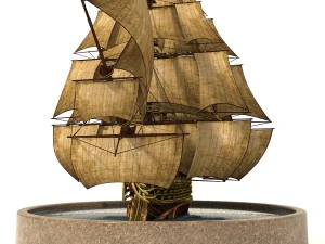 pirate ship 3D Model