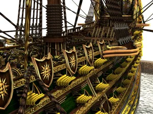 pirate ship 3D Model