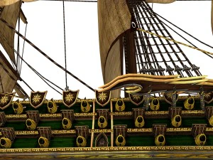 pirate ship 3D Model