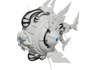 무인 비행기 3D 모델