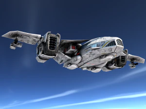 sci-fy dropship 3D Model