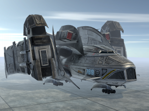 sci-fy dropship 3D 模型