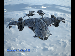 sci-fy dropship 3D 模型