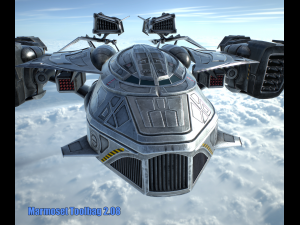 sci-fy dropship 3D 模型
