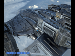 sci-fy dropship 3D 模型