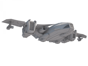 sci-fy dropship 3D 模型
