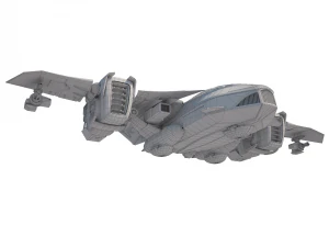 sci-fy dropship 3D Model