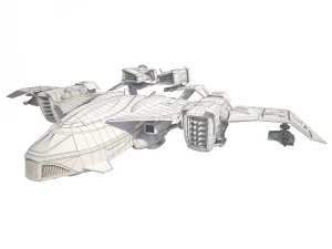 sci-fy dropship 3D Model
