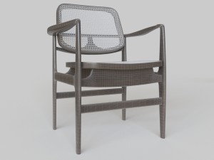 mesh cane webbing Model 3D
