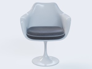 tulip arm chair 3D Model