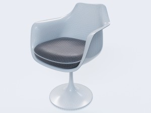 tulip arm chair 3D Model