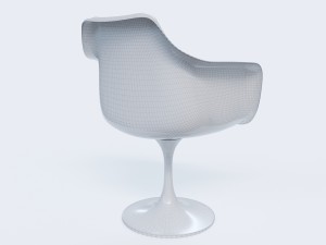 tulip arm chair 3D Model