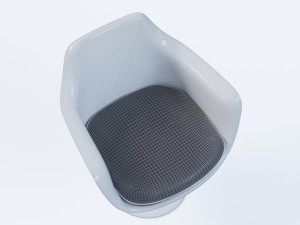 tulip arm chair 3D Model