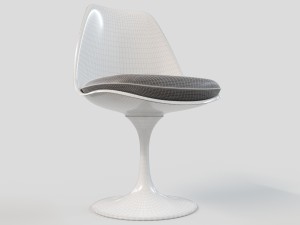 tulip chair 3D 모델