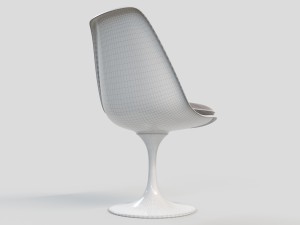tulip chair 3D 모델