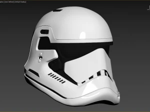 l'ultimo casco da Stormtrooper del boia del primo ordine Jedi Modello di stampa 3D