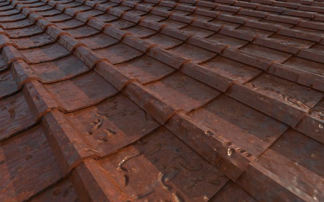 roof 3D 模型 .c4d .max .obj .3ds .fbx .stl .blend 