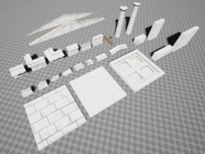 paket model di Model 3D