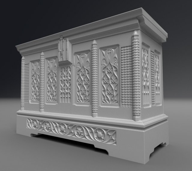 shkaf 3D 模型 .c4d .max .obj .3ds .fbx .stl .blend 